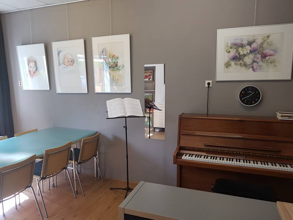 Het atelier van Zang en Zo waar Erica zangles geeft